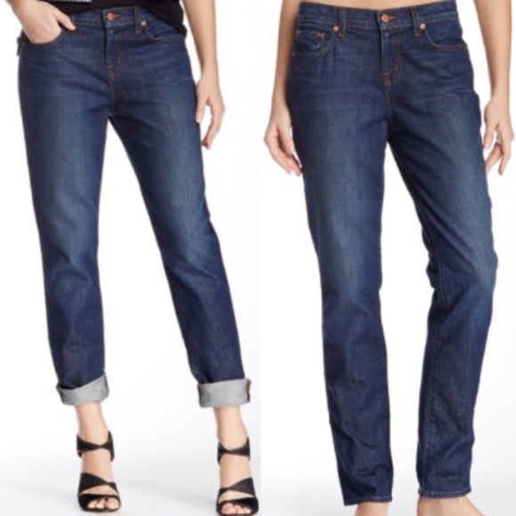 J Brand Aidan Slouchy Boy Jean Dark Wash Sz 27 - Picture 1 of 12
